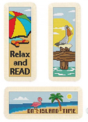 Cross Stitch Wonders - Tropical Bookmarks I - Sun, Surf and Sand THUMBNAIL