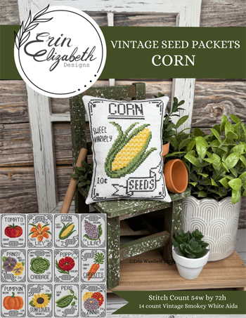 Erin Elizabeth Designs - Vintage Seed Packets - Corn MAIN