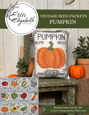 Erin Elizabeth Designs - Vintage Seed Packets - Pumpkin MAIN