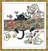 Alessandra Adelaide Needleworks - Kitty And New Friends THUMBNAIL