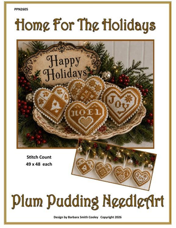 Plum Pudding Needleart - Home For The Holidays MAIN