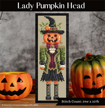 Shannon Christine Designs - Lady Pumpkin Head MAIN