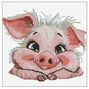 Alessandra Adelaide Needleworks - Portrait Of Courtyard: Piglet THUMBNAIL