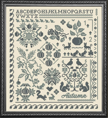 Samplers and Primitives - Autumn Heirloom Sampler MAIN