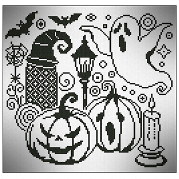 Alessandra Adelaide Needleworks - Halloween Black And White MAIN