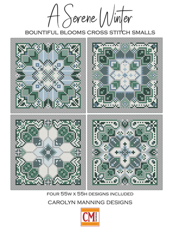 Carolyn Manning Designs - Bountiful Blooms Cross Stitch Smalls - A Serene Winter MAIN