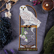 The Stitch Crypt - Snowdrop Owl THUMBNAIL