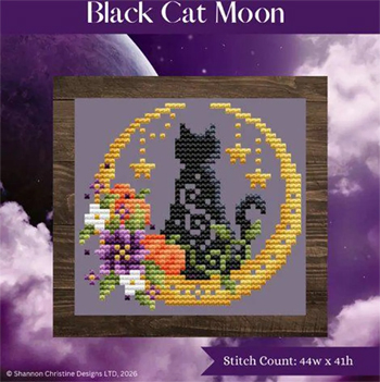 Shannon Christine Designs - Black Cat Moon MAIN