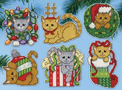 Design Works Kit - Christmas Kittens MAIN