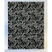 Magnet Frame - Black White Berries w/ Kickstand (8.5"h  x 6.5"w) THUMBNAIL