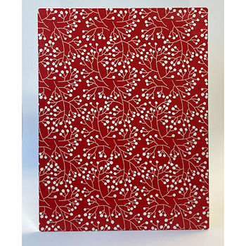 Magnet Frame - Red White Berries w/ Kickstand (8.5"h  x 6.5"w) MAIN