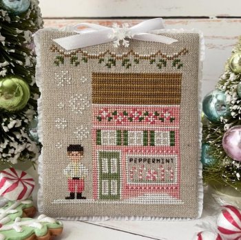 Country Cottage Needleworks - Nutcracker Village 4 - Russian Peppermint Shop MAIN