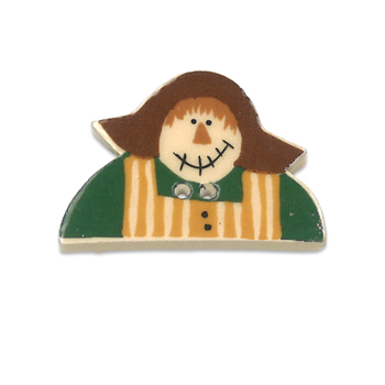 Mill Hill Button - 63002 Debbie Mumm Button - Scarecrow MAIN
