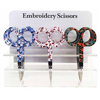 Allary Embroidery Scissors Holiday Christmas Trees Print Embroidery Scissors  3 1/2 $4.99/each