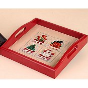 Sudberry House - Small Square Tray Red THUMBNAIL
