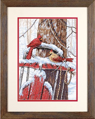 Dimensions Kit - Cardinals on Sled MAIN