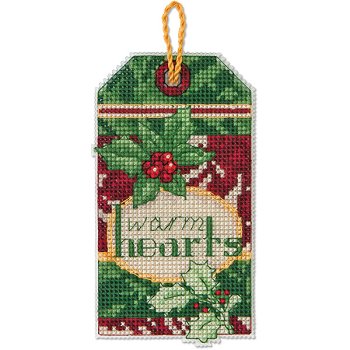 Dimensions Susan Winget Santa Ornament Counted Cross Stitch Kit 14 Count Plastic Canvas