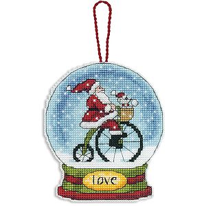 Dimensions Snow Globe Ornament - Love MAIN