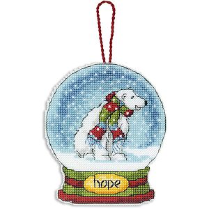 Dimensions Snow Globe Ornament - Hope MAIN