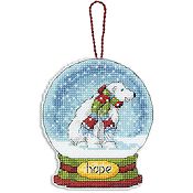 Dimensions Snow Globe Ornament - Hope THUMBNAIL
