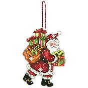 Dimensions Ornament Kit - Santa with Bag THUMBNAIL