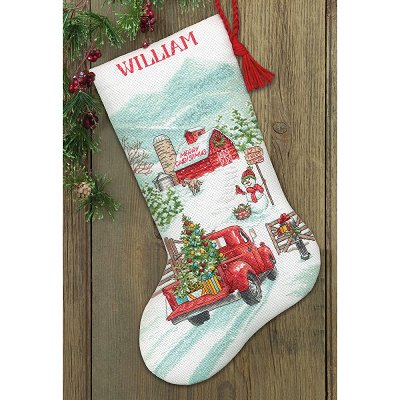 Dimensions Kit - Holiday Farm Christmas Stocking Kit MAIN