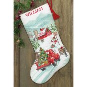 Dimensions Kit - Holiday Farm Christmas Stocking Kit THUMBNAIL