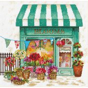 Dimensions Cross Stitch Kit - Blooms Flower Shop THUMBNAIL