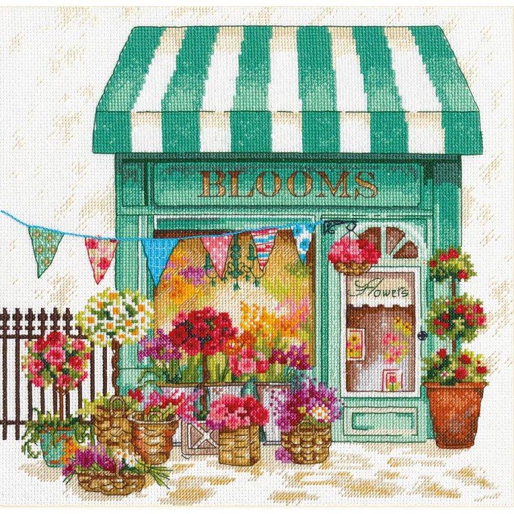 dimensions cross stitch dimensions blooms flower shop cross stitch kit