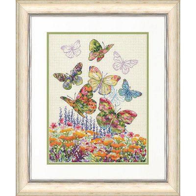 Dimensions Cross Stitch Kit - Floral Butterfly MAIN