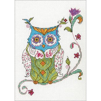 Owl cross stitch kit