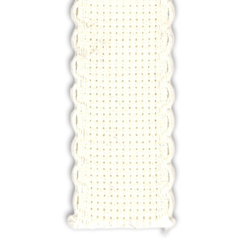 Stitch Band 16ct Aida Ivory w/ Ivory Edge 3/4" width MAIN