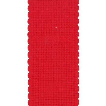 Stitch Band 16ct Christmas Red w/ Christmas Red Edge 2" Width MAIN