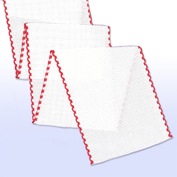Stitch Band 16ct White w/ Red Edge 4" Width MAIN