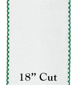 Stitch Band 16ct Green/White 4" Width - 18" Cut THUMBNAIL