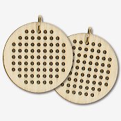 Dimensions Wooden Jewelry Blank - Small Circle THUMBNAIL