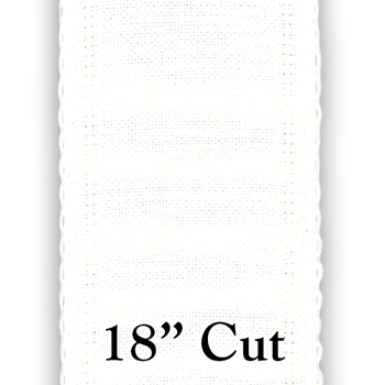 Stitch Band - 24ct White Linen 3 1/4" Wide (18" Cut) MAIN