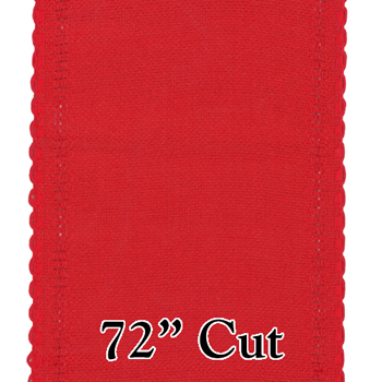Stitch Band -  24ct Christmas Red Linen 4.75" Wide (2yd Cut) MAIN