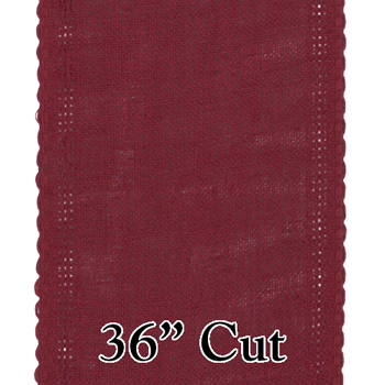 Stitch Band -  24ct Maroon Linen 4.75" Wide (36" Cut) MAIN