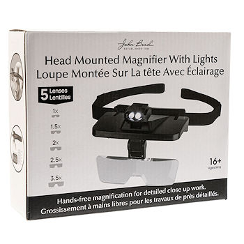 Head Mounted Magnifier With Lights MAIN
