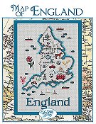 Sue Hillis Designs - Map of England THUMBNAIL