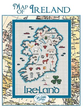 Sue Hillis Designs - Map of Ireland MAIN