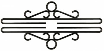 Bellpull - 8" Black Wrought Iron MAIN