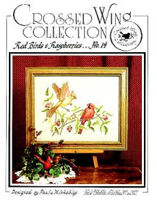 Crossed Wing Collection - Red Birds & Raspberries MAIN