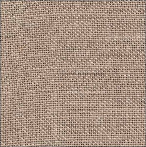 R & R Reproductions 32ct Linen - Creek Bed Brown MAIN