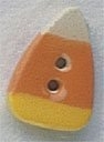 Mill Hill Button - 86022 Candy Corn THUMBNAIL