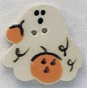 Mill Hill Button - 86024 Ghost THUMBNAIL