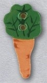 Mill Hill Button - 86042 Carrot THUMBNAIL