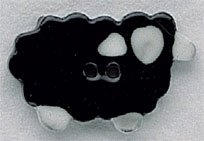 Mill Hill Button - 86054 Black Sheep THUMBNAIL