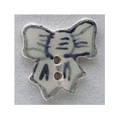 Mill Hill Button - 86060 Denim Bow THUMBNAIL